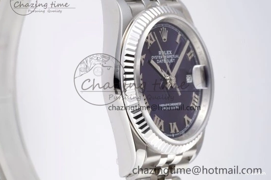 Steel Dial JDF on 904L DateJust 36 Markers V2 SS Bracelet Blue Jubilee 126234 Roman 1230
